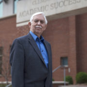 Perry Sprawls Jr class of 1956, M 1961, PhD 1968 recipient of the 2017 distinguished service award