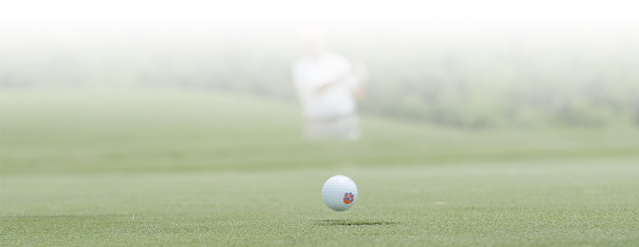 Golf Ball on Green at Clemson Alumni Golf Tournament