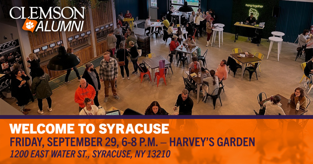 Syracuse-Welcome-Event-1200x630-Facebook Welcome to Syracuse. Sept. 29. 6-8pm at Harvey’s Garden