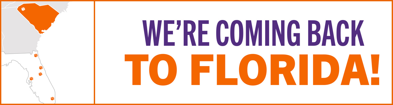 We're coming back to Florida!