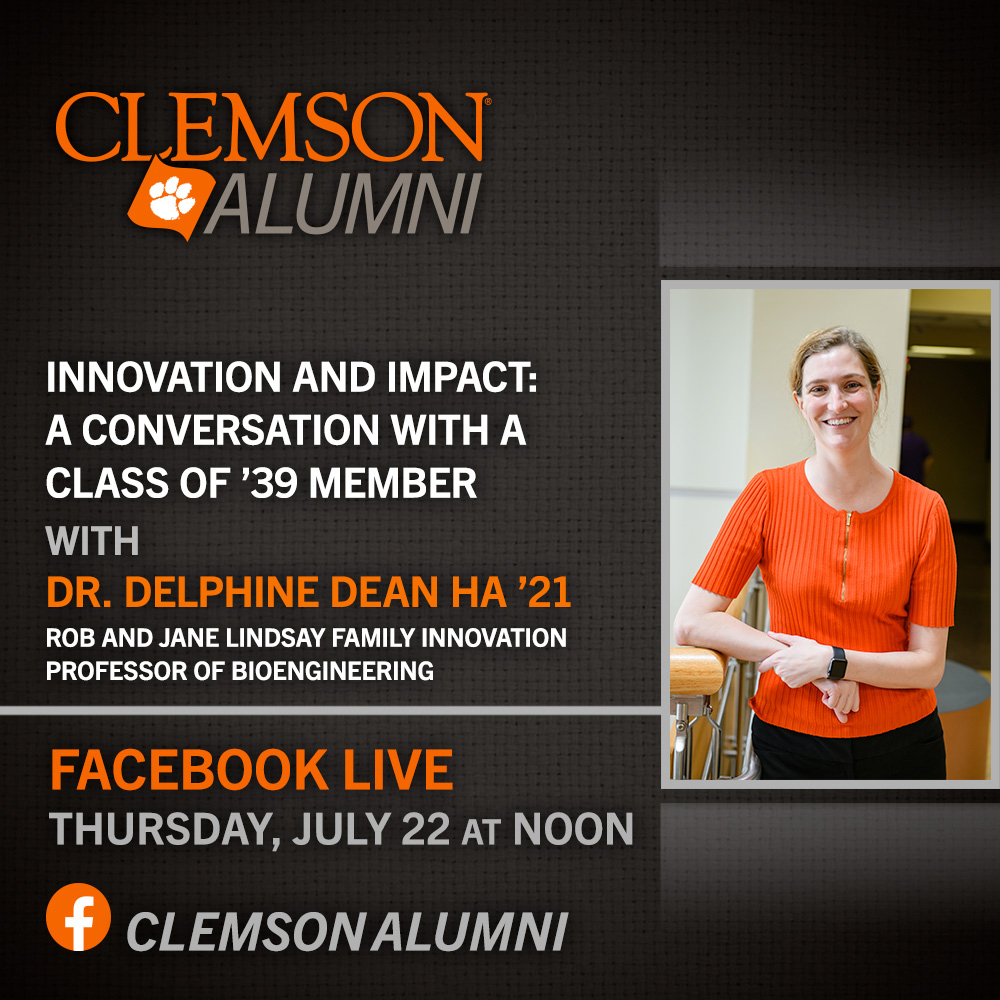 Facebook Live with Dr. Delphine Dean-Innovation and Impact: A Conversation with a Class of '39 Member July 22 at Noon