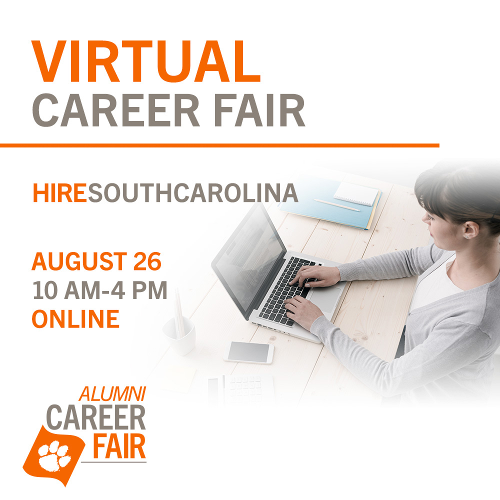 Hire South Carolina-virtual career fair August 26 10am-4pm online