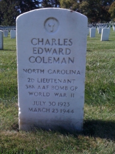 Charles Edward Colman's headstone