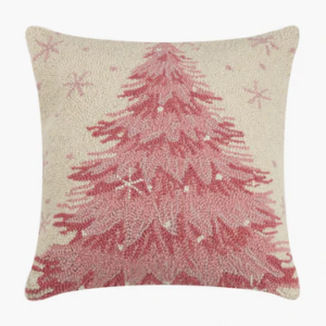 pink tree pillow