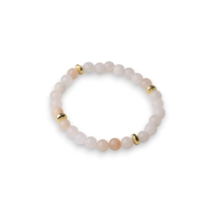 blush stone bracelet
