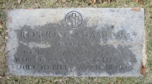 Robert Adams grave stone