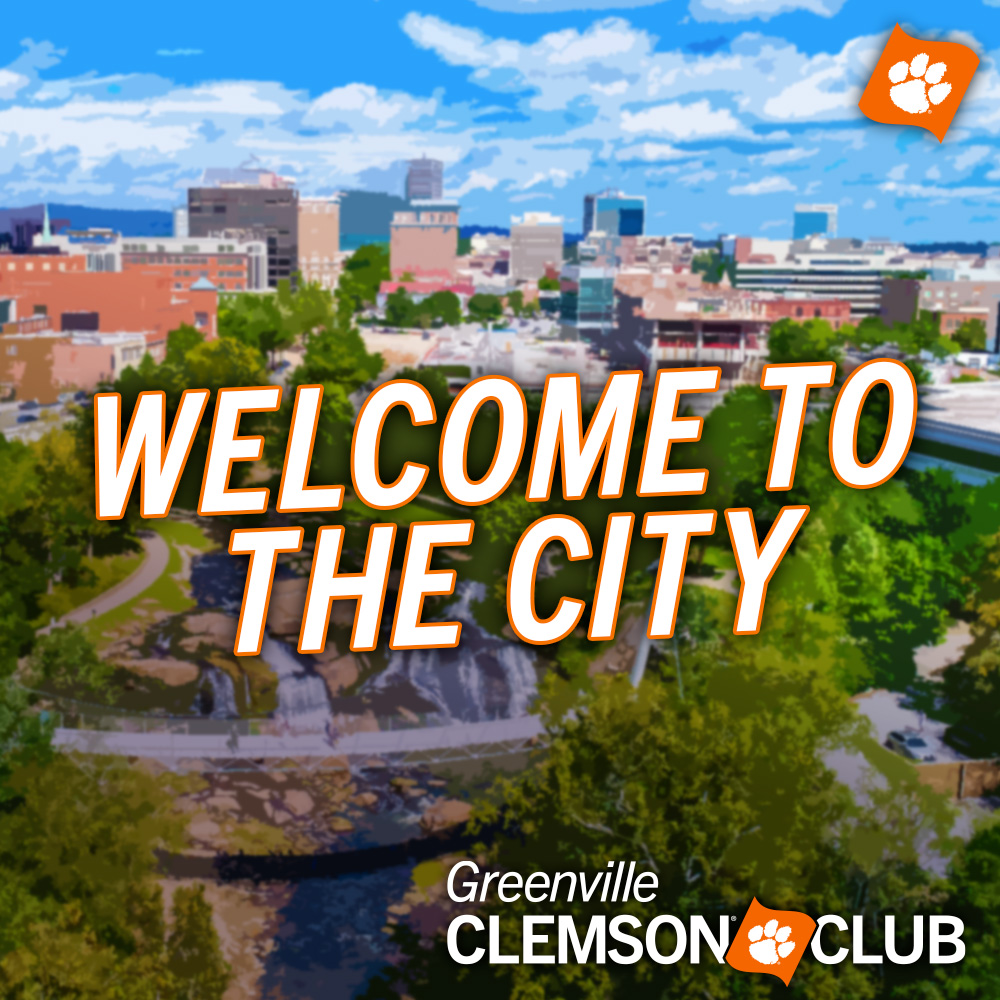 Welcome to the City - Greenville Clemson Club