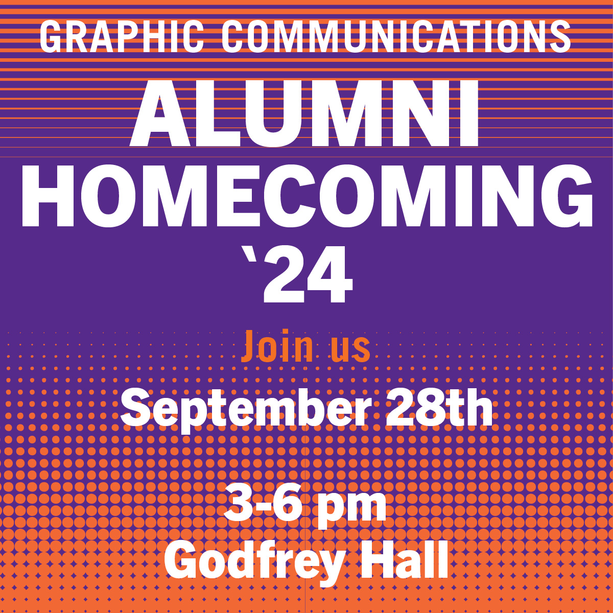 Graphic Communications Homecoming details