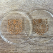 KJs tiger coasters