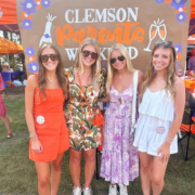 "We make banners, pins, and signs for any event, which are completely customizable!🩷 We are just two sorority sisters turned friends turned business partners, making our passions into a side job to afford living while in college at Clemson! Get to know us! Sara Beth- junior marketing major, management minor at Clemon University Kylie- junior management major, brand comm minor at Clemson University"