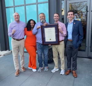 Max Allen recognized as Clemson Honorary Alumnus