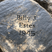 Billy Estes stone at the Scroll of Honor