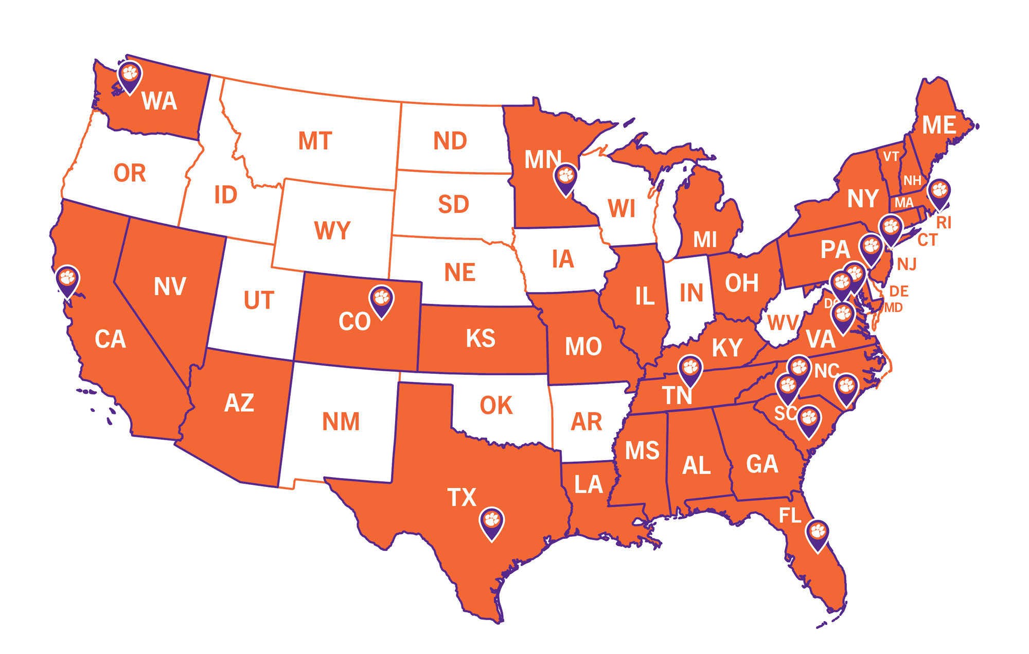SSO-Map-5-19-2026-2 map of event locations across the country