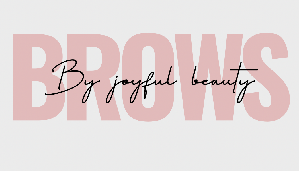 Logo for Brows by joyful beauty