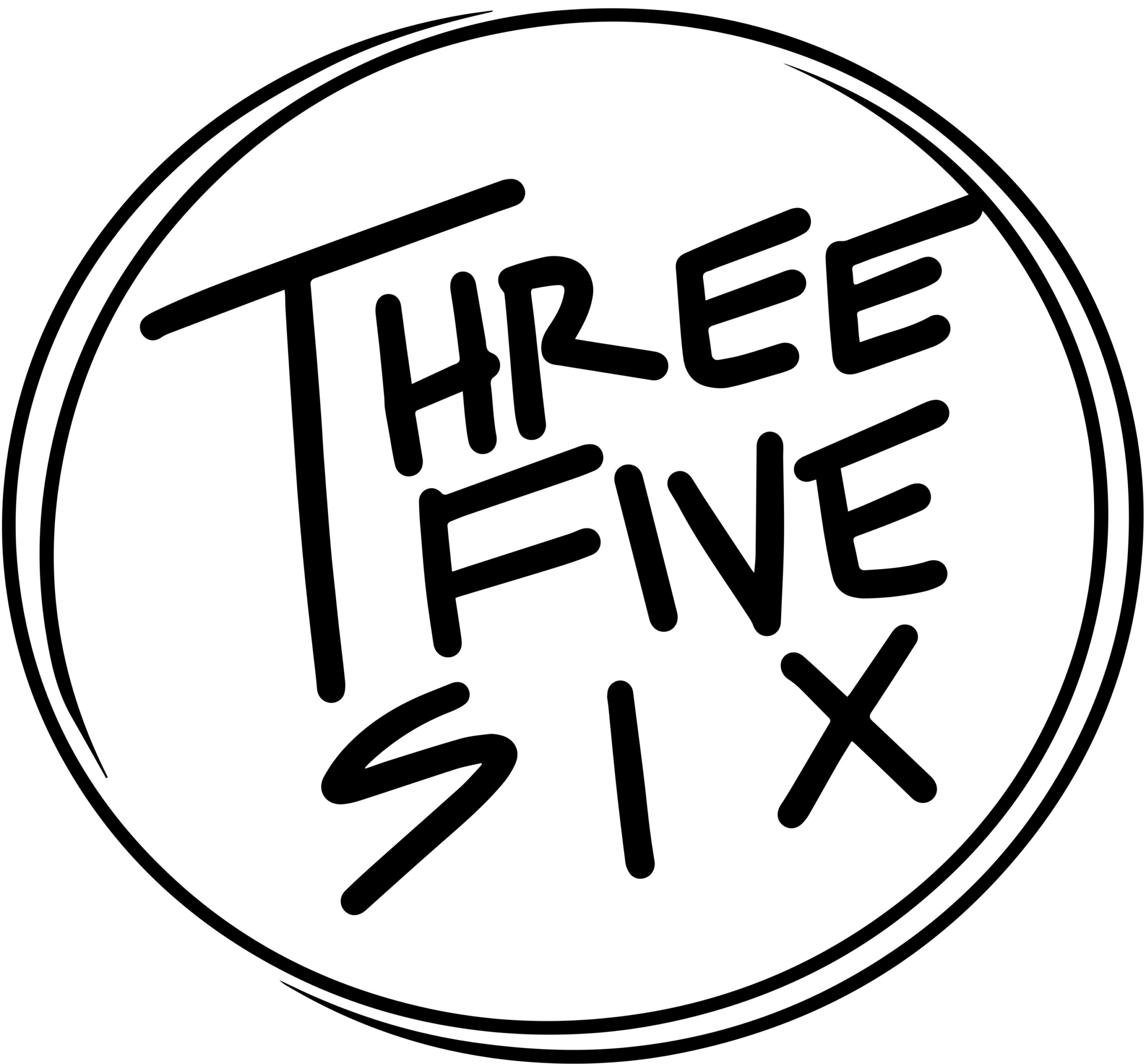 logo for three five six